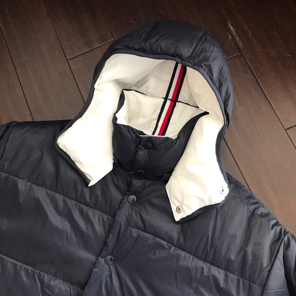 TOMMY HILFIGER Reversible Hooded Full Length Puffer - Picture 9 of 15